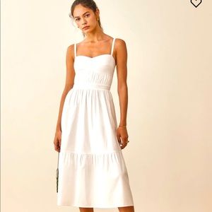 Reformation Lauretta Dress - White